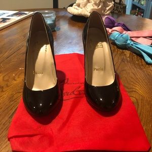 Christian Louboutin patent leather pump